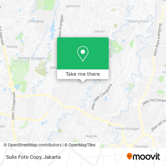 Sulis Foto Copy map