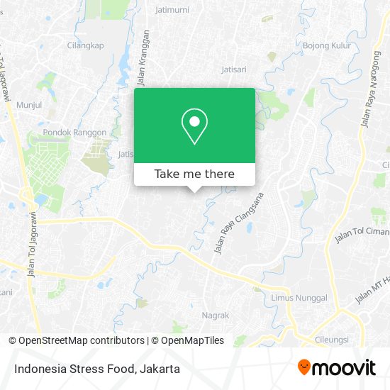 Indonesia Stress Food map