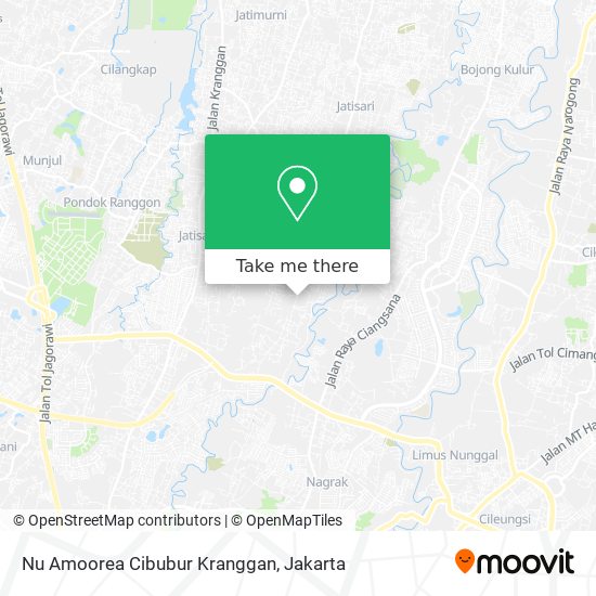 Nu Amoorea Cibubur Kranggan map