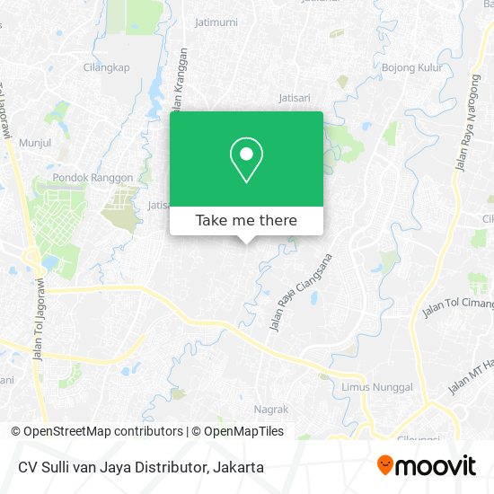 CV Sulli van Jaya Distributor map