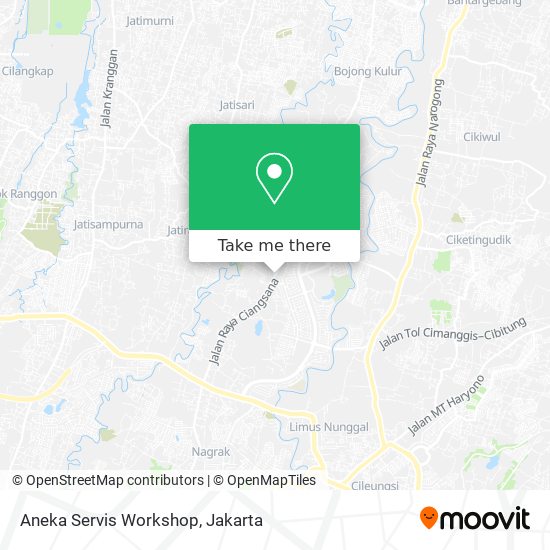 Aneka Servis Workshop map