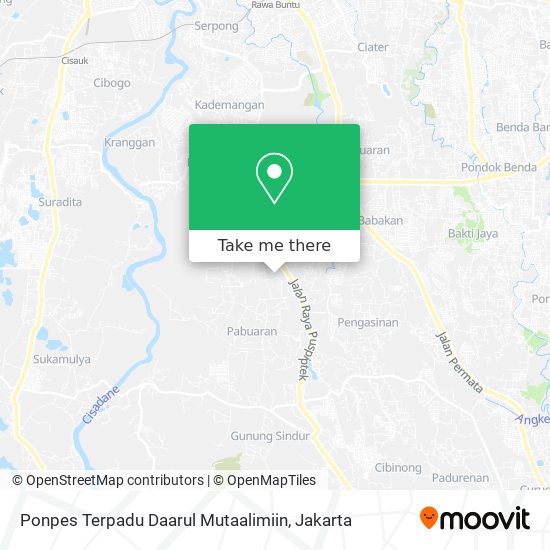 Ponpes Terpadu Daarul Mutaalimiin map