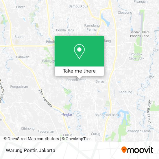 Warung Pontir map