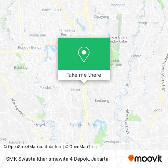 SMK Swasta Kharismawita 4 Depok map