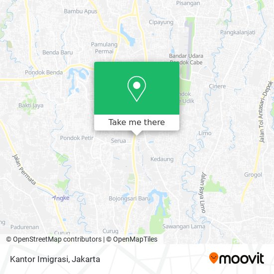 Kantor Imigrasi map