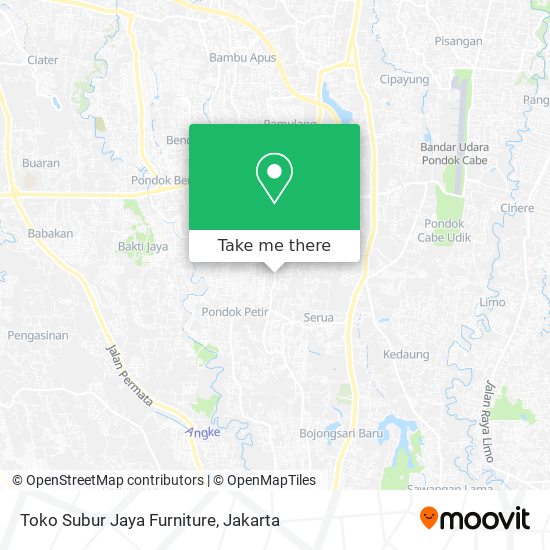 Toko Subur Jaya Furniture map