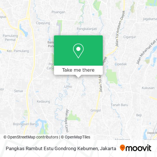 Pangkas Rambut Estu Gondrong Kebumen map