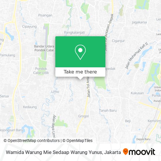 Wamida Warung Mie Sedaap Warung Yunus map