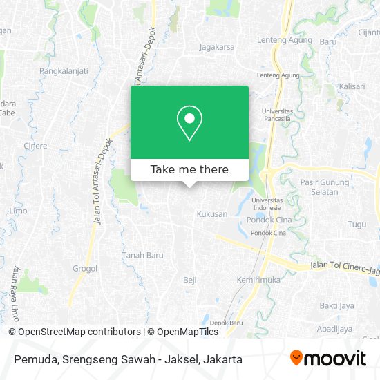 Pemuda, Srengseng Sawah - Jaksel map