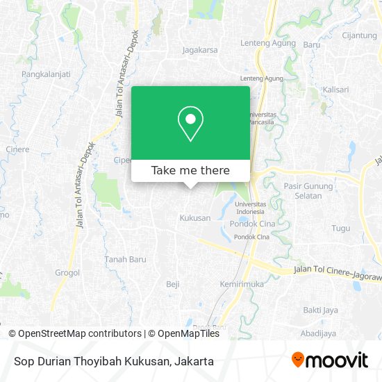 Sop Durian Thoyibah Kukusan map