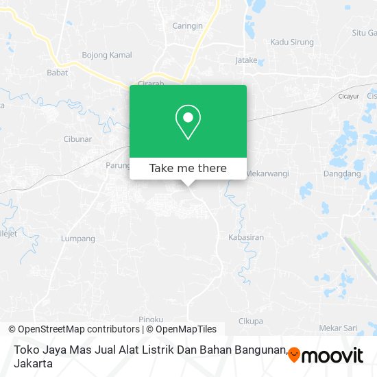 Toko Jaya Mas Jual Alat Listrik Dan Bahan Bangunan map