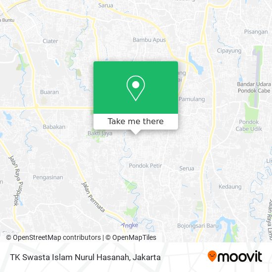 TK Swasta Islam Nurul Hasanah map