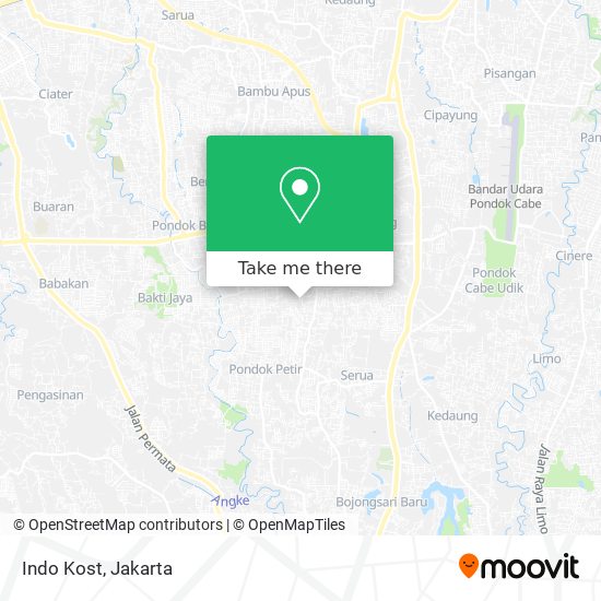 Indo Kost map