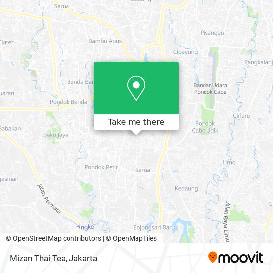 Mizan Thai Tea map