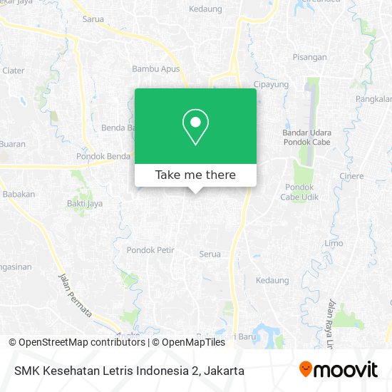 SMK Kesehatan Letris Indonesia 2 map