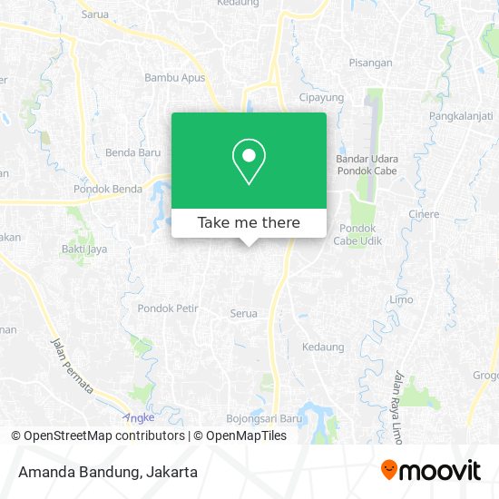 Amanda Bandung map