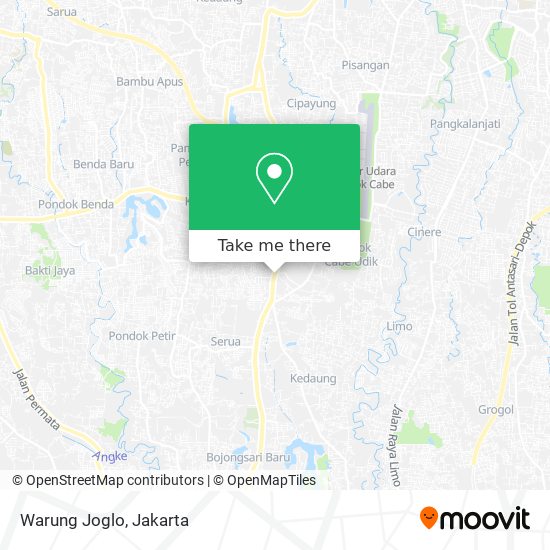 Warung Joglo map