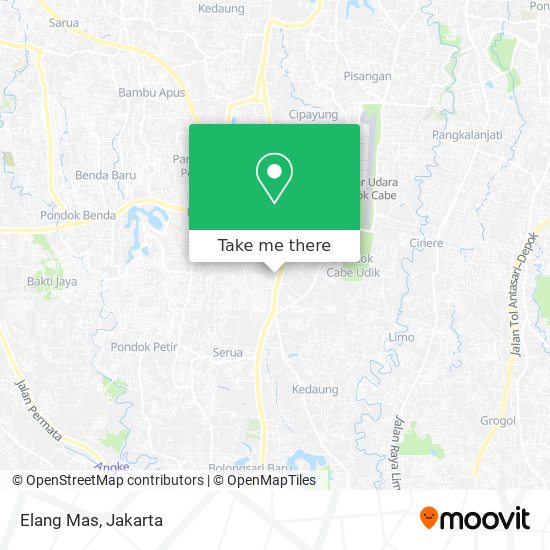 Elang Mas map