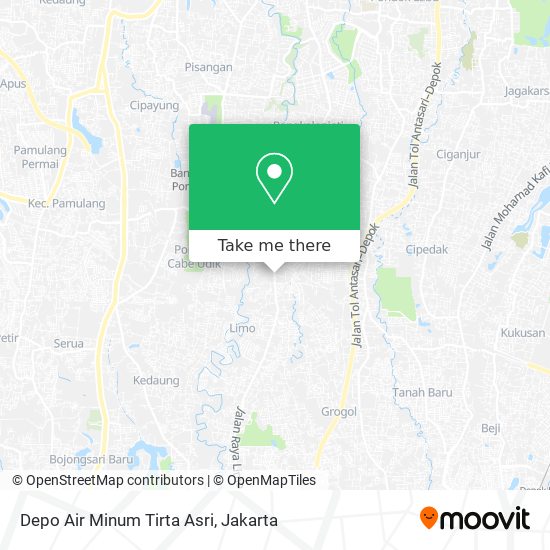Depo Air Minum Tirta Asri map