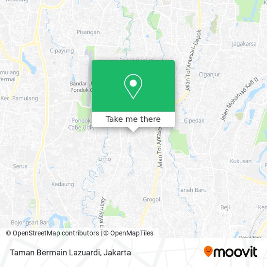 Taman Bermain Lazuardi map