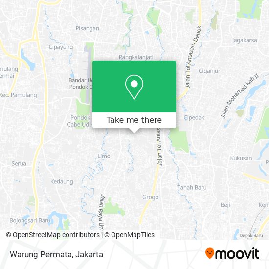 Warung Permata map