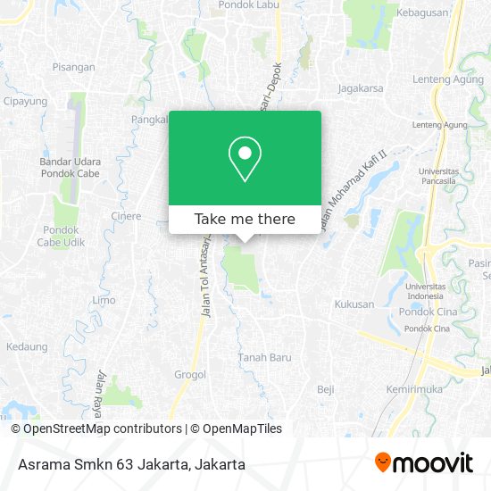 Asrama Smkn 63 Jakarta map