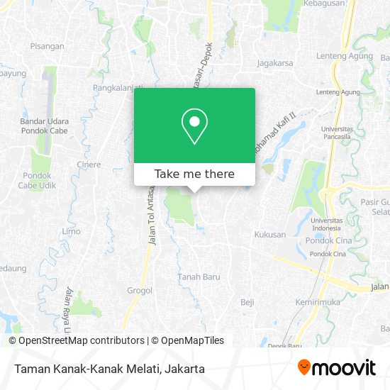 Taman Kanak-Kanak Melati map