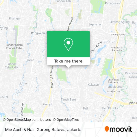 Mie Aceh & Nasi Goreng Batavia map