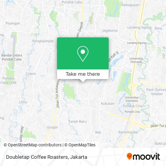 Doubletap Coffee Roasters map