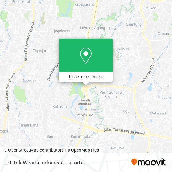 Pt Trik Wisata Indonesia map