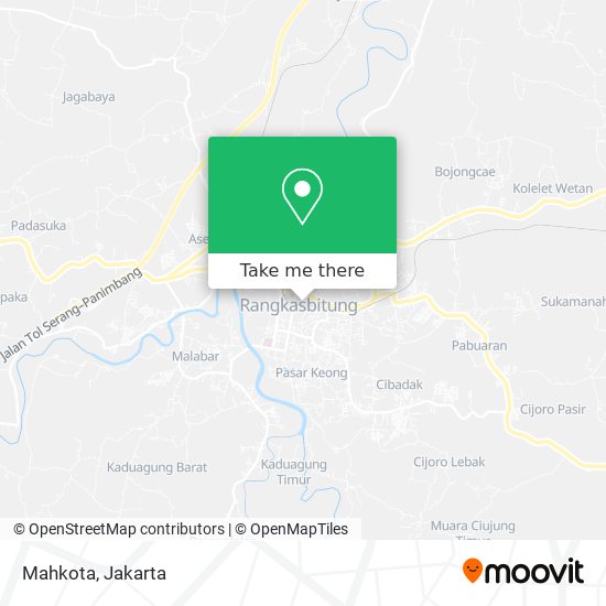 Mahkota map