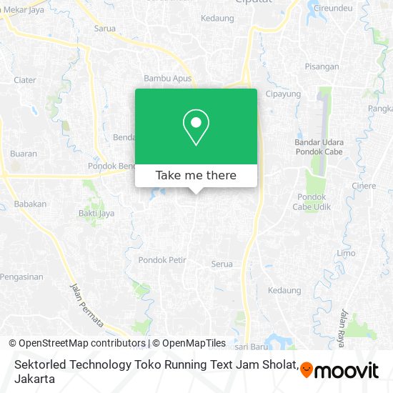 Sektorled Technology Toko Running Text Jam Sholat map