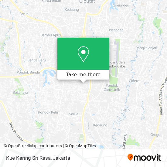 Kue Kering Sri Rasa map