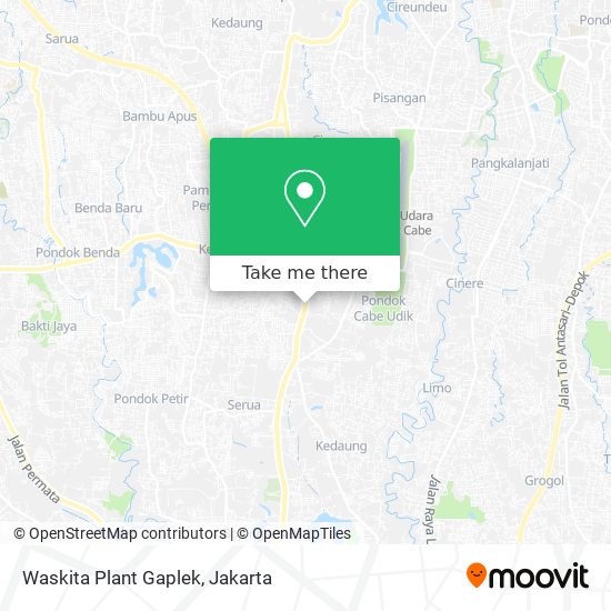 Waskita Plant Gaplek map