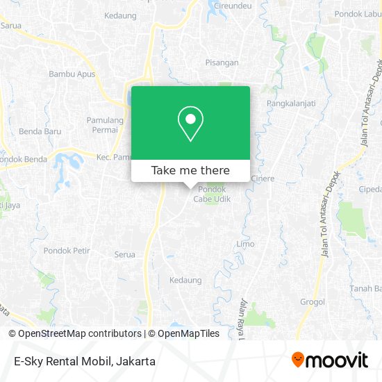 E-Sky Rental Mobil map