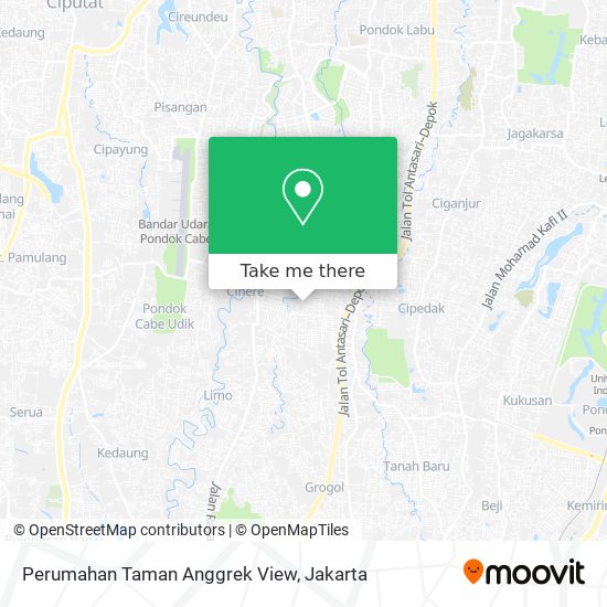 Perumahan Taman Anggrek View map