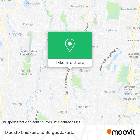 D'besto Chicken and Burger map