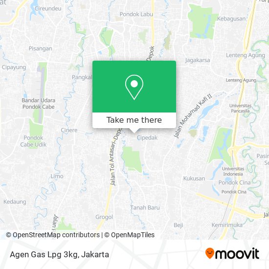 Agen Gas Lpg 3kg map