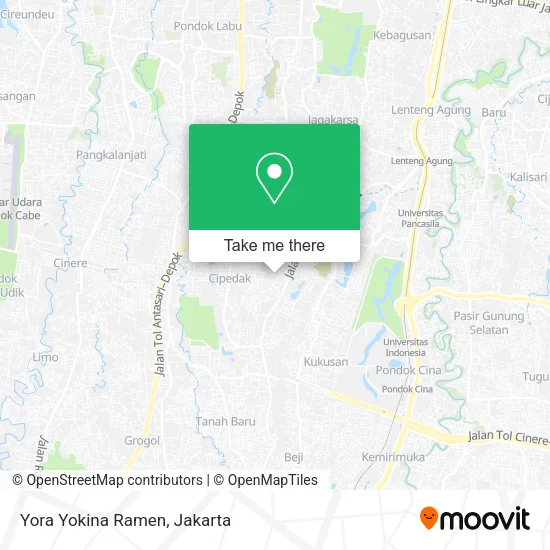 Yora Yokina Ramen map