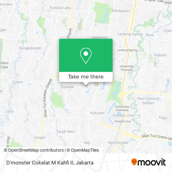 D'monster Cokelat M Kahfi II map