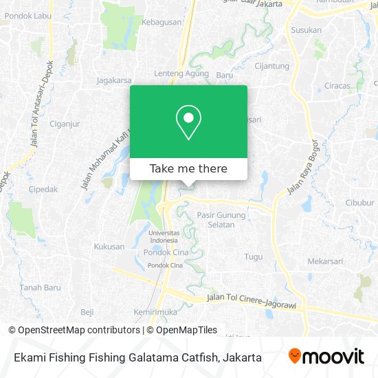 Ekami Fishing Fishing Galatama Catfish map