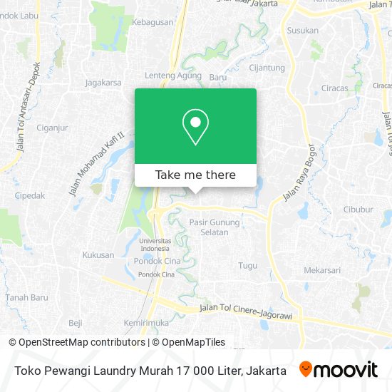 Toko Pewangi Laundry Murah 17 000 Liter map