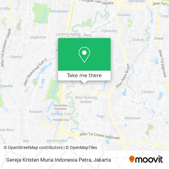 Gereja Kristen Muria Indonesia Petra map