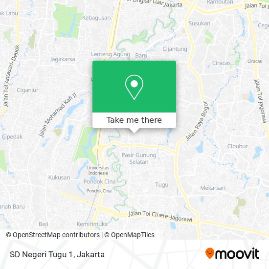 SD Negeri Tugu 1 map