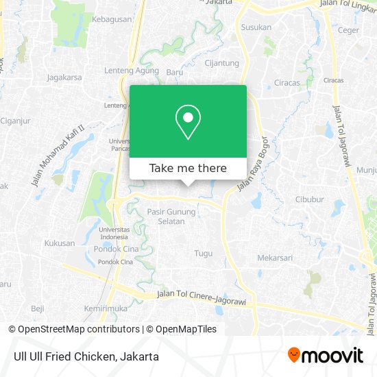 Ull Ull Fried Chicken map