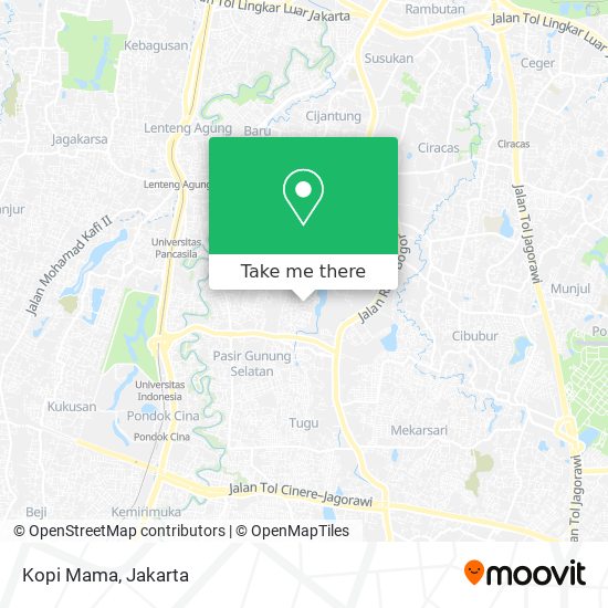 Kopi Mama map