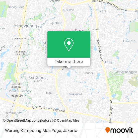 Warung Kampoeng Mas Yoga map