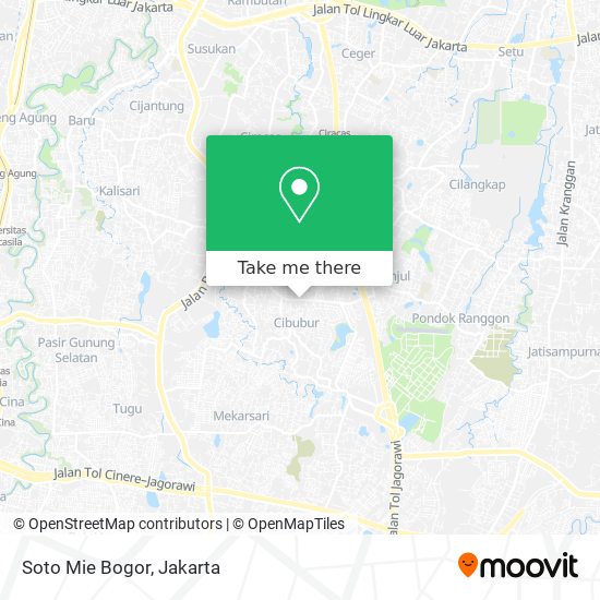 Soto Mie Bogor map