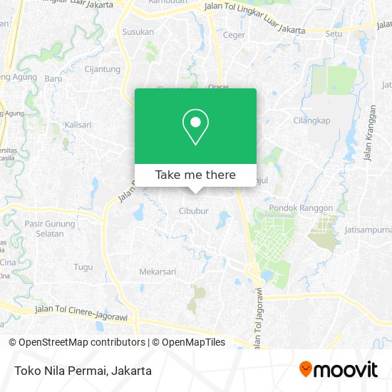 Toko Nila Permai map