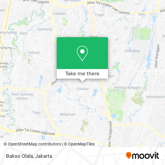 Bakso Olala map